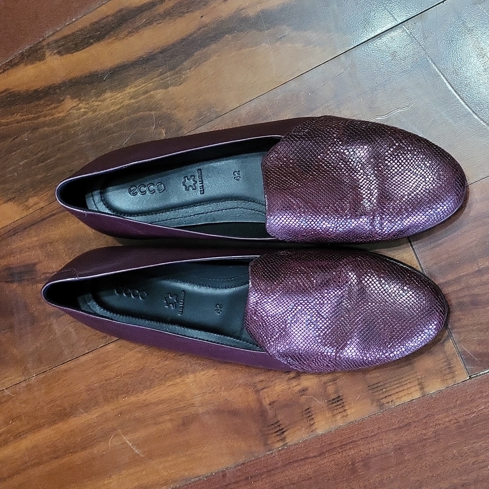 Ecco Bordeaux Touch Ballerina Shoes